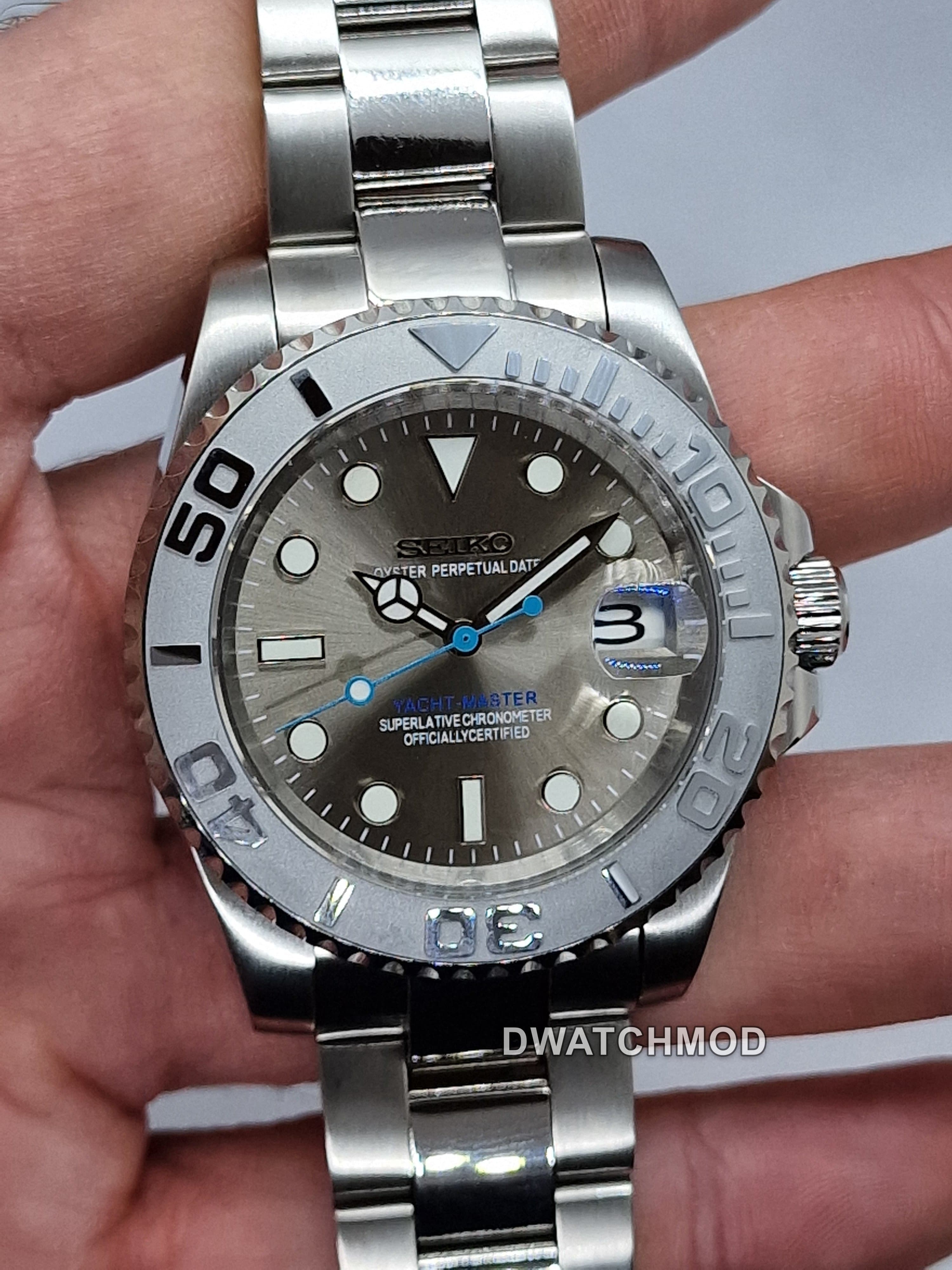 Orologio Mod Yachtmaster Nh35 automatico 40mm Oyster vetro zaffiro — foto 2