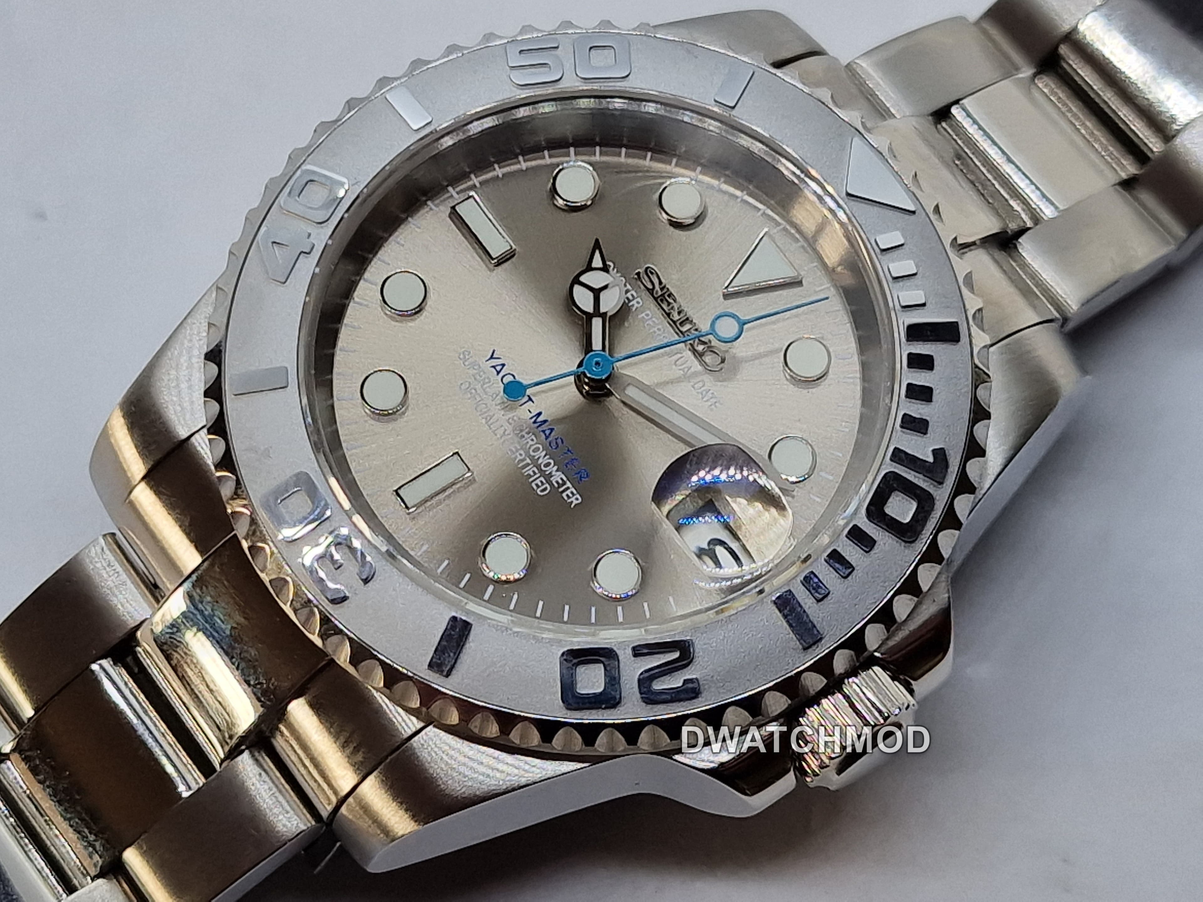 Orologio Mod Yachtmaster Nh35 automatico 40mm Oyster vetro zaffiro — foto 7