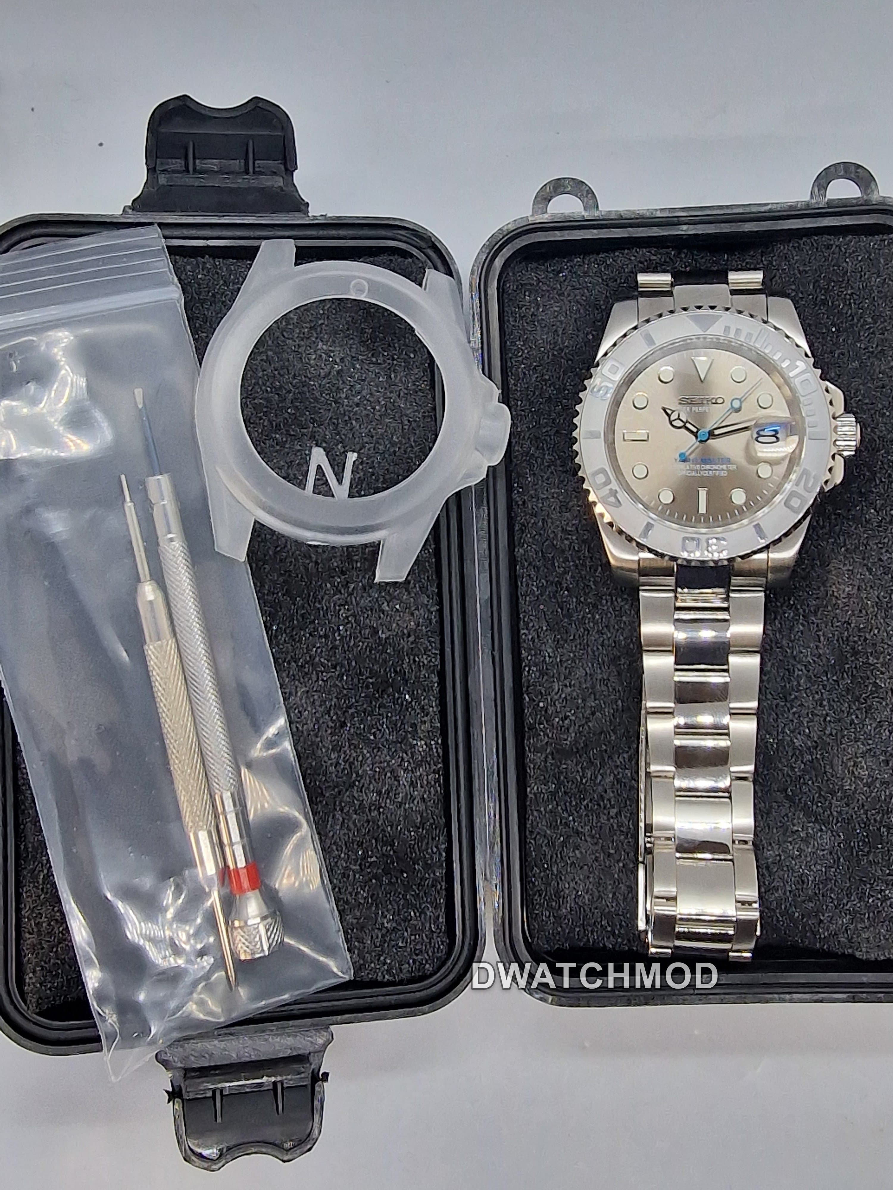 Orologio Mod Yachtmaster Nh35 automatico 40mm Oyster vetro zaffiro — foto 8