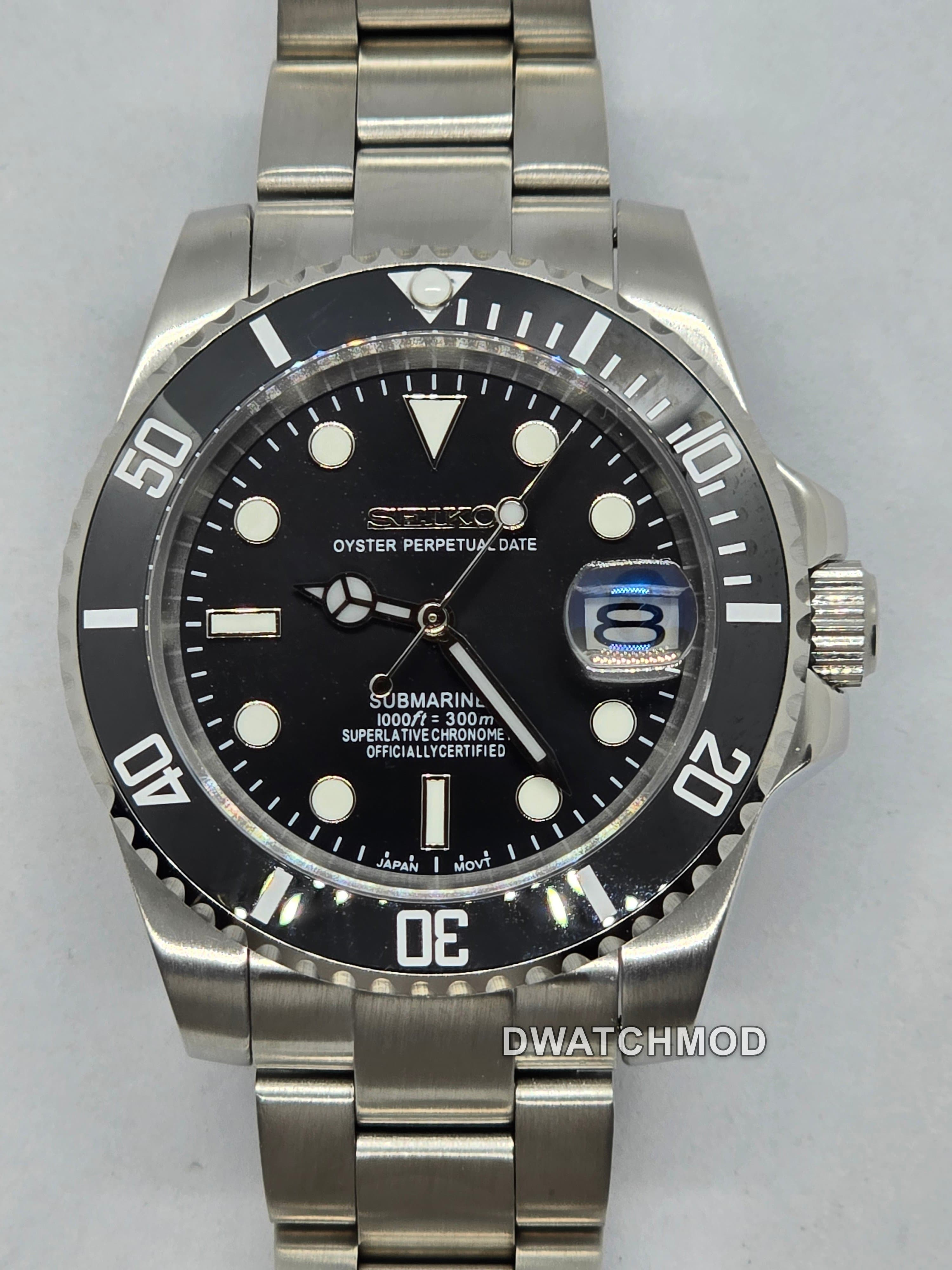 Orologio Mod Submariner Nh35 automatico 40mm vetro zaffiro — foto 9